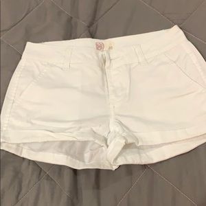 White Shorts